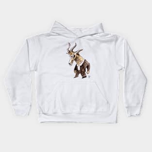 Antelope Business Man Kids Hoodie